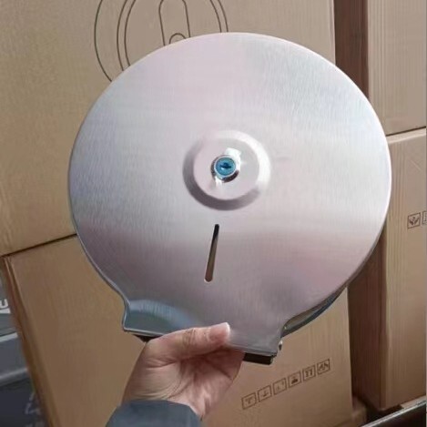 不锈钢304挂壁式大卷纸盒大盘纸盒擦手纸盒商用纸巾盒防水纸巾盒|undefined
