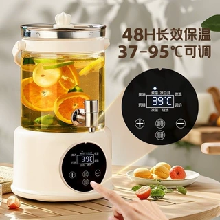 自动保温水龙头养生壶3L大容量玻璃煮茶器自动保温花茶桶煎药壶