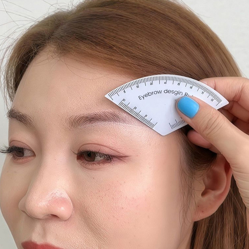现货新手纹绣师一分钟画眉神器快速设计眉形画眉辅助尺纹眉卡尺|undefined