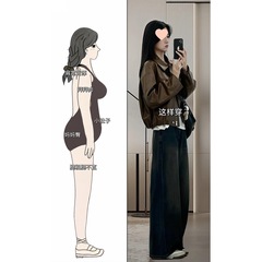 2025秋装搭配一整套大码胖美拉德皮衣外套牛仔裤复古时尚套装女