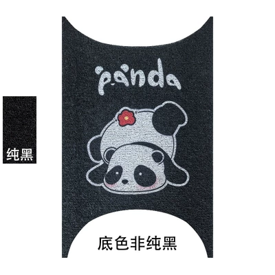 Coil Carpet Mat, Cute Cartoon Electric vehicle foot mat - slipping-panda-no9-mz3