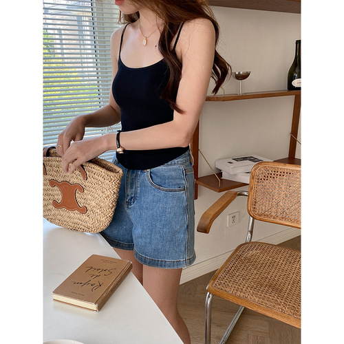 3th Morning Camisole with built-in bra pad, double spaghetti straps, slim design, beautiful back ZY1040