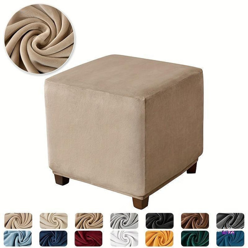 Yunnan Duntao Fabric Small Round Footstool Cover, Small Round Footstool Seat Cover, Small Square Bench Cover, Universal One-Piece Cover
