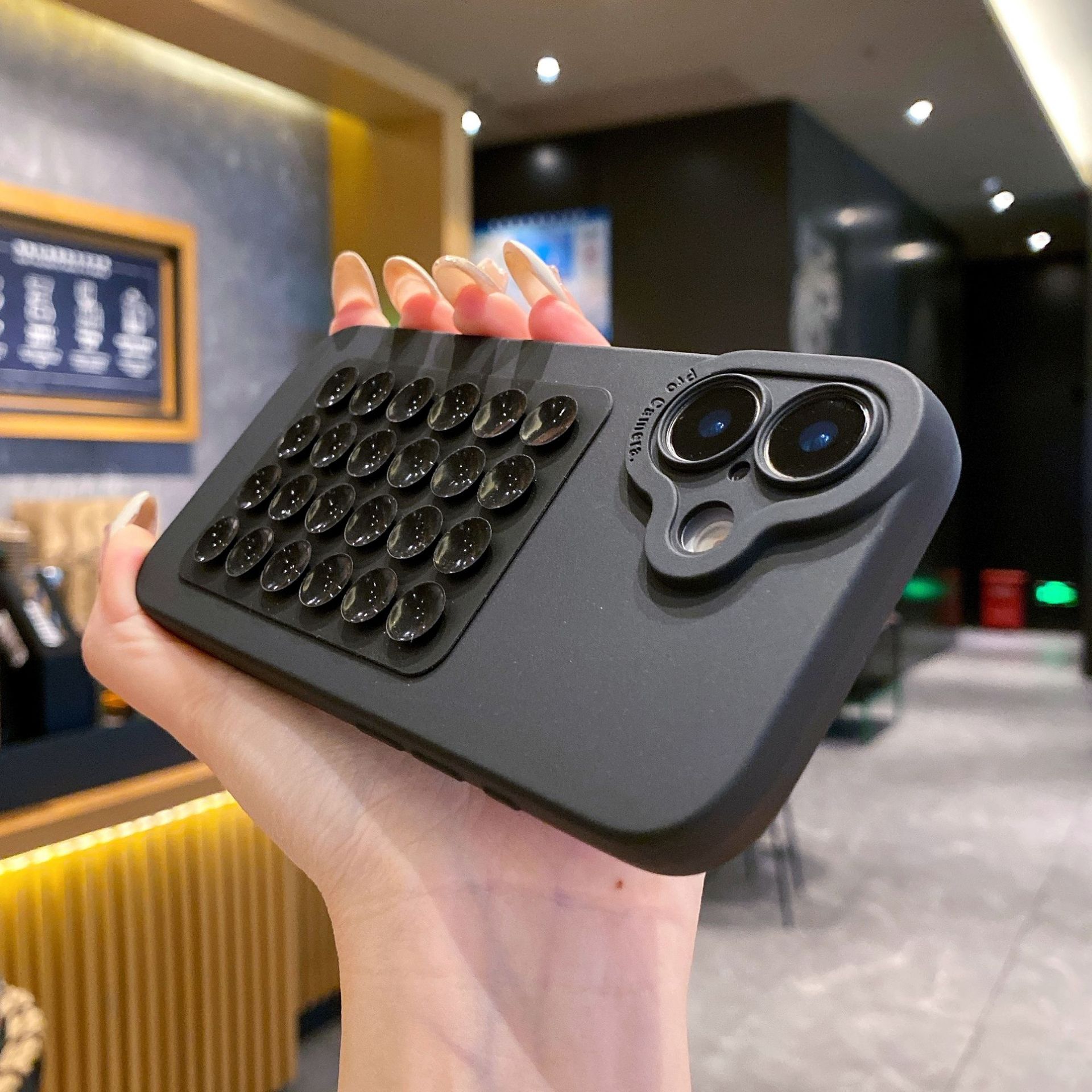 Transparante telefoonhoes met zuignap voor iphone pro modellen_voghion.com