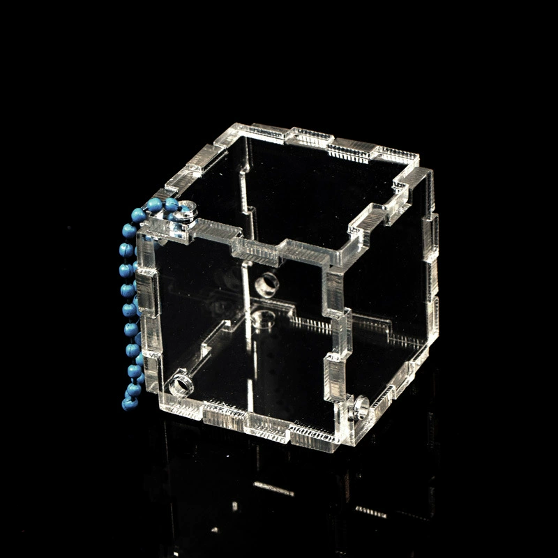 DIY Goo Card Кубик Рубика костюм Креативная детская ручная работа Гу Каку Градиент Прозрачный куб Рубика-головоломка игрушка оптом