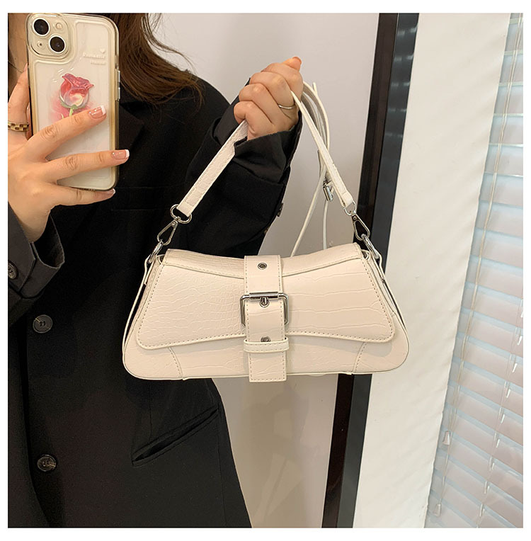 WomenS Small جميع المواسم جلد PU بلون سادة على شكل وسادة غطاء قلاب حقيبة كروس صورة 1