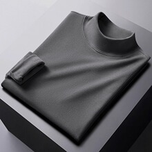 德绒长袖男T恤韩版潮流冬季保暖简约百搭学生打底上衣服休闲小衫