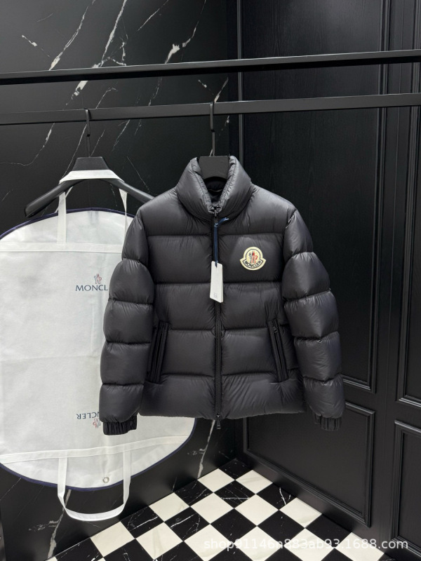 蒙口羽绒服蓝色面包服外套设计感短款小个子新款90白鸭绒羽绒服女|undefined