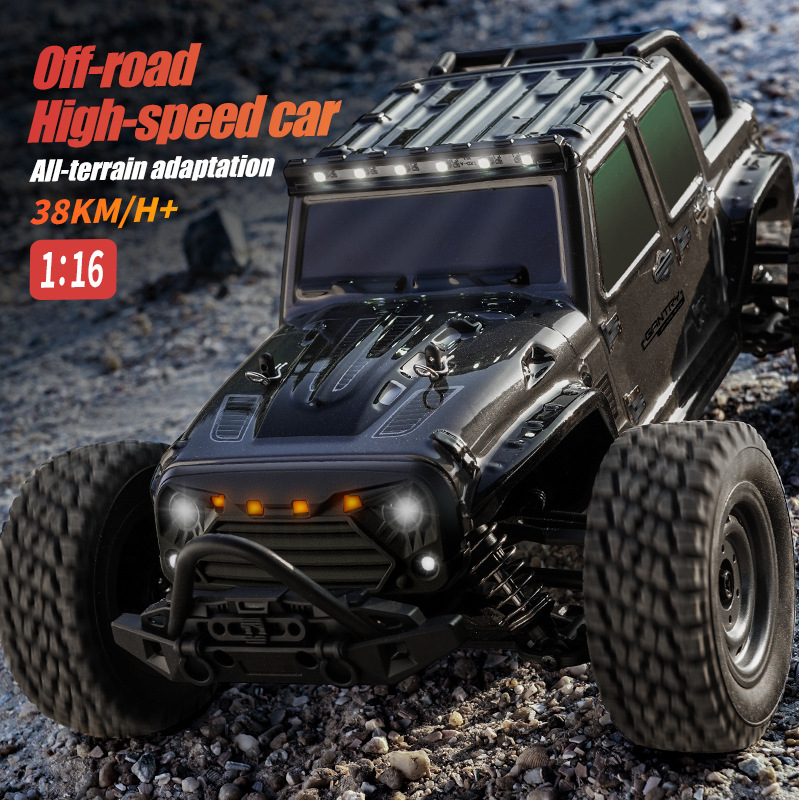 1:16 Scale Cross-Border Rc Remote Control Climbing Car High-Speed Bigfoot Off-Road Jeep Model Kidsren's Racing Drift Racing