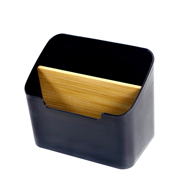 Escritorio de plástico titular de la pluma caja de almacenamiento de oficina en casa acabado creativo al por mayor caja de almacenamiento de control remoto multifuncional