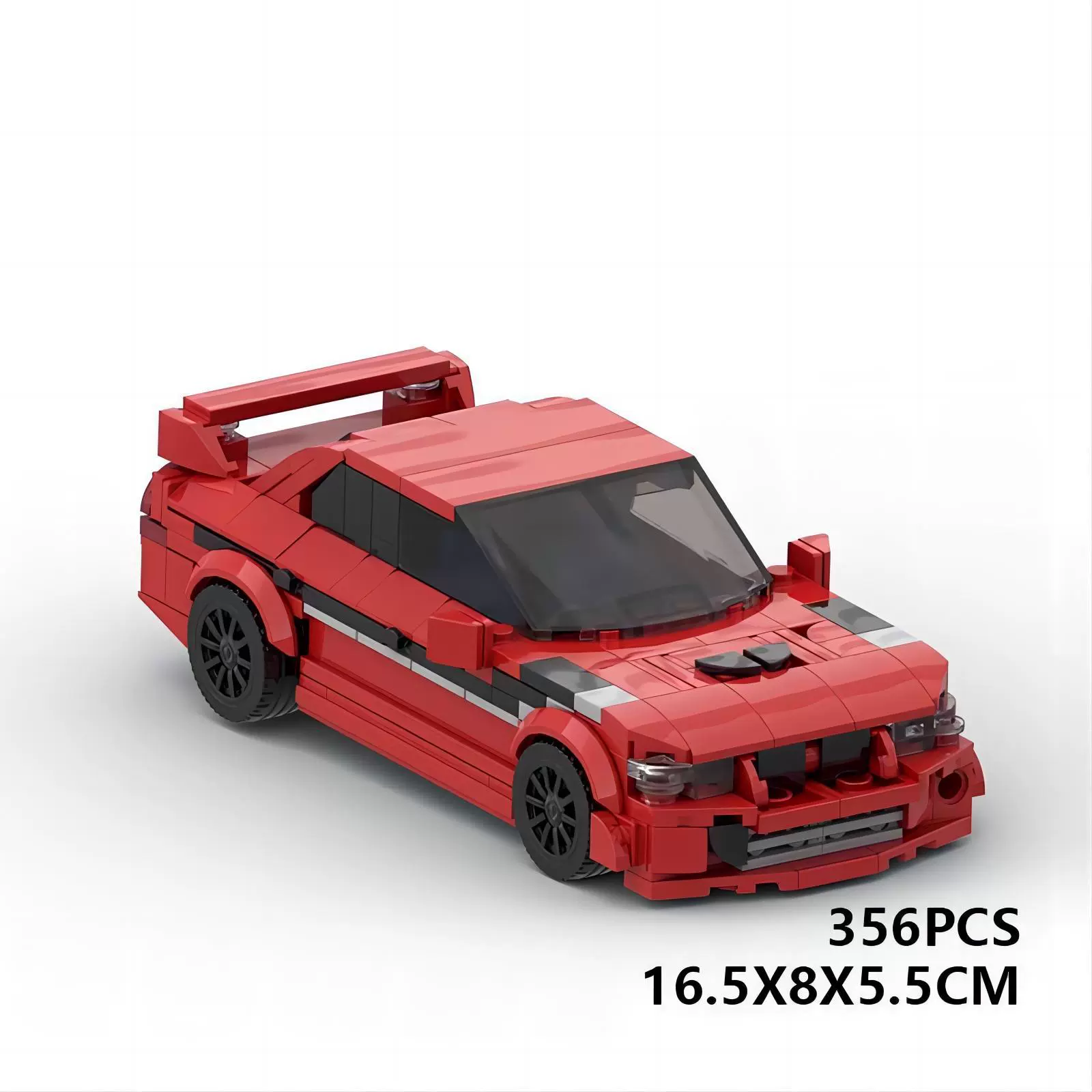 MOC-163741 совместим с Lego Mitsubishi Lancer EVO 8 сборная головоломка конструктор
