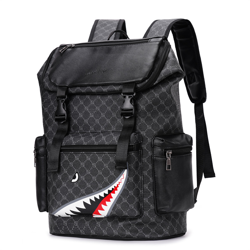 Herren Rucksack Mit Karomuster, Großer Laptop Rucksack Für Reise_voghion.com