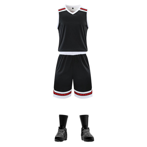 Quick wholesale game training team uniform jersey college basketball jersey sports cross-border foreign trade basketball uniform suit for men