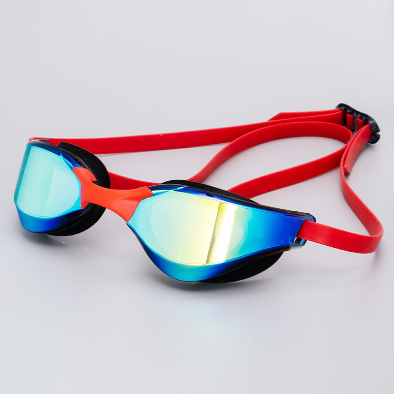 Gafas de Natación de Alta Definición Galvanizadas para Entrenamiento, PC y Silicona, Antivaho