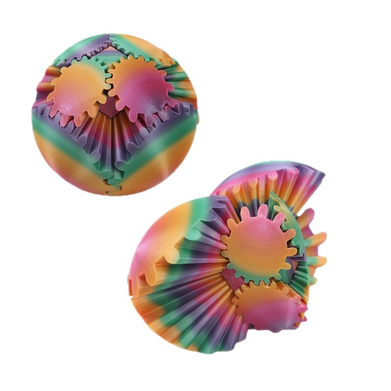 跨境新品3d打印齿轮球Gear Ball Spin Ball旋转创意解压玩具现货|undefined