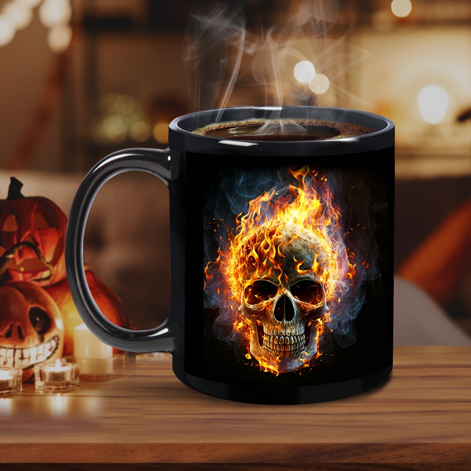 Comercio exterior nuevo cráneo de cerámica ventas calientes taza de café taza de agua regalo image 4