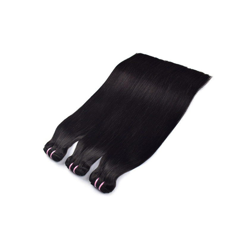 sdd pelucca de cabello humano hueso pelo recto 12A cortina de cabello trenzado bonestraight bundles humanhair