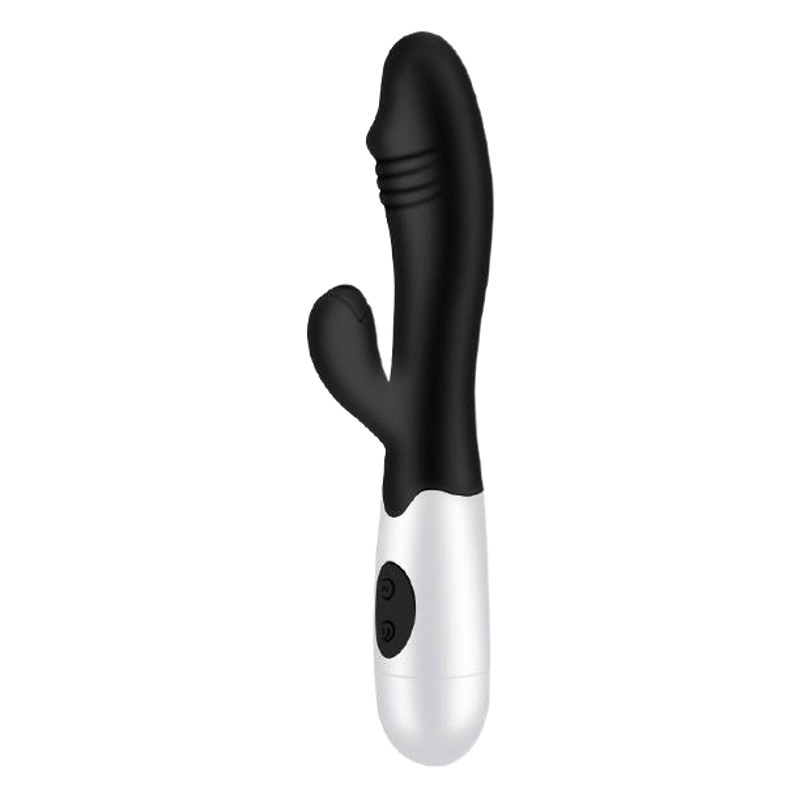 Equipo de sexo adulto simulación de 30 frecuencias doble punto G vibrador carga USB masturbación femenina simulación cañón vibrador