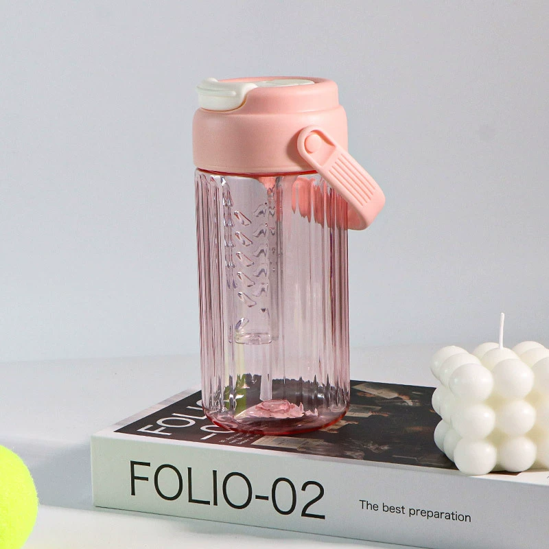Summer capacious high quality plastic handheld children's glass