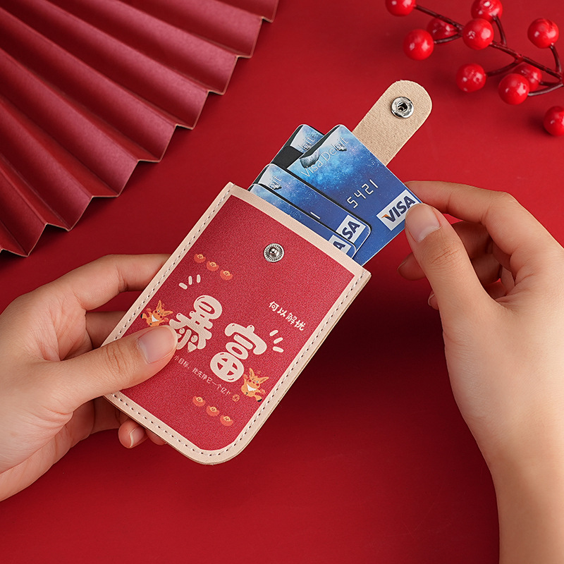 Guochao tipo extracción multi-tarjeta cartón de tarjeta de cartón de tarjeta de cartón de dibujos animados de gran capacidad tarjeta de identificación cartón de dibujos animados compacto cartón de cartón de cartón delgado