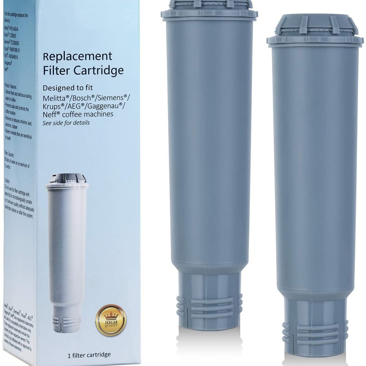 跨境电商2个 适用于Krups Claris F088咖啡机的滤水器滤芯 活性炭