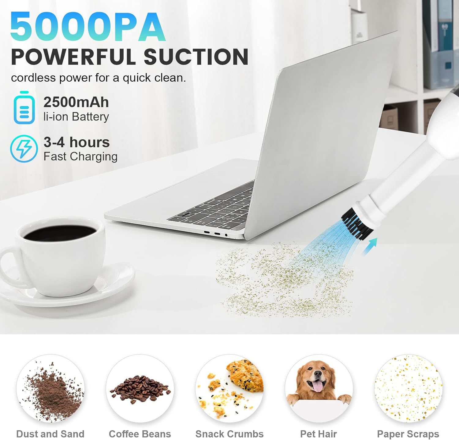 Cross-border new car vacuum cleaner car Wireless dust blower Mini small car portable handheld vacuum cleaner