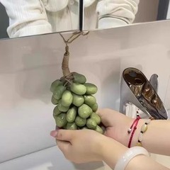 国境を越えたコールドプロセス手作りXiaohongshuと同じスタイルの模擬エッセンシャルオイルクレンジングオーナメント研削グリーンバスグレープソープ
