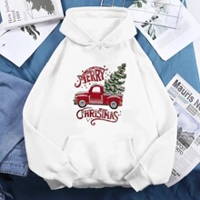 Cute Graphic Women Claus Merry Christmas Clothing Rein