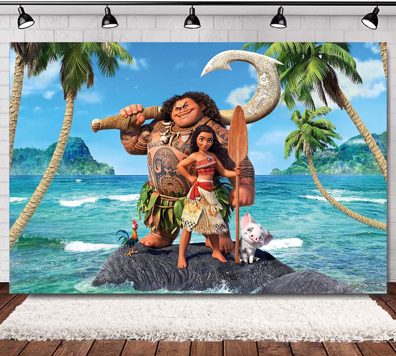 Amazon Ocean Princess Theme Children's Birthday Party Photo Photography Background Cloth Photo Studio Props Decoration