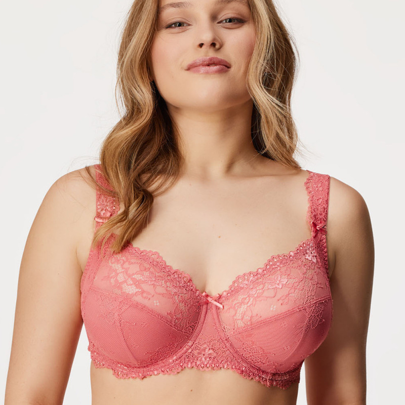 Sexy Ultra-Thin Lace Plus-Size Breathable Bra, Customizable on Demand for South America and Europe Sexy Ultra-Thin Lace Plus-Size Breathable Bra, Customizable on Demand for South America and Europe