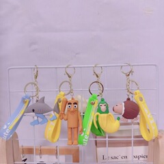 新しいシリコンキーホルダーモデル山海経周辺シリーズ漫画キーホルダーペンダントブラインドボックスアクセサリーイベントプロモーション