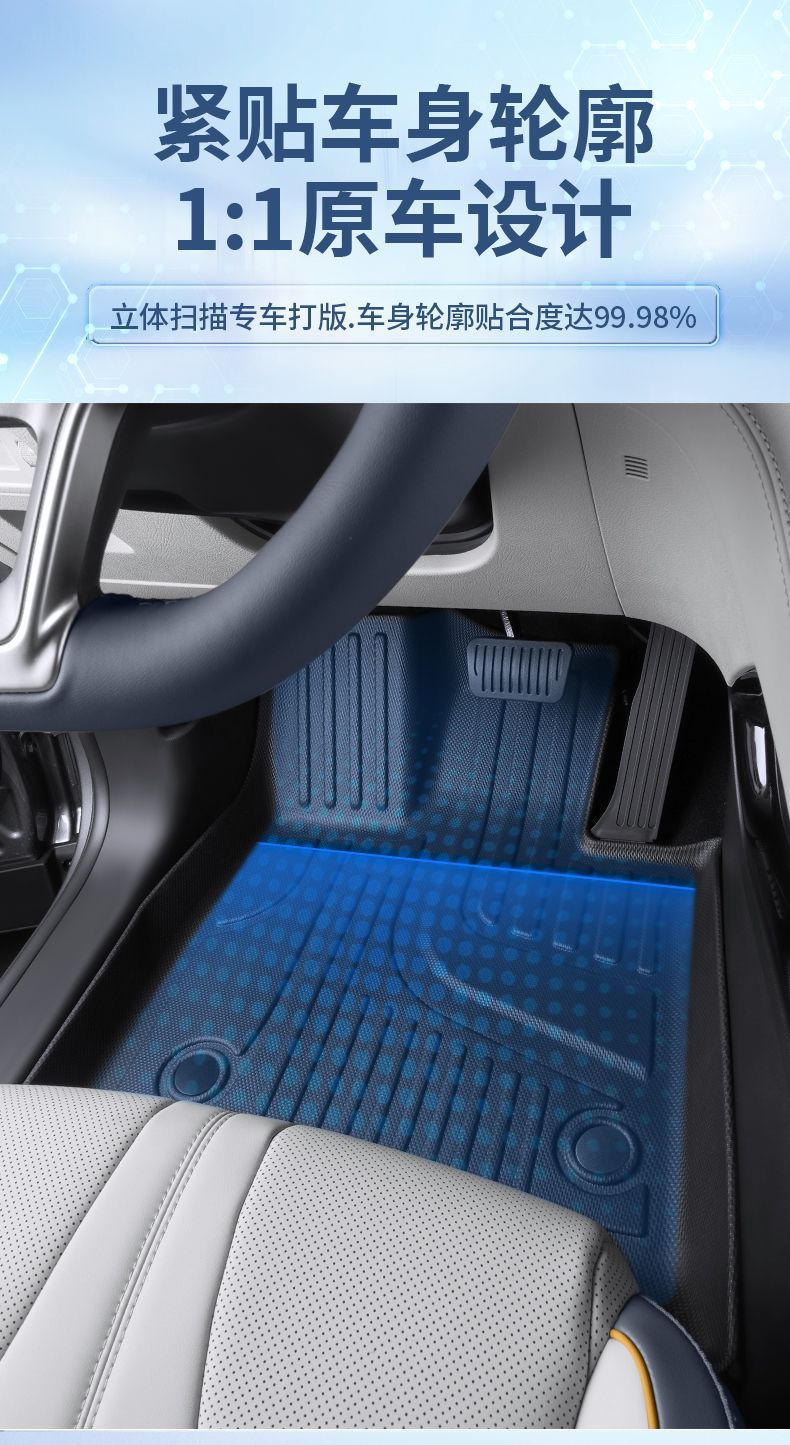 Suitable for Byd Song Plus Floor Mats Surrounding Song Plus Dmi/Ev Interior Tpe Car Floor Mats Trunk Mat