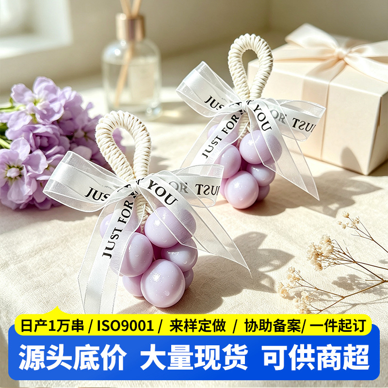 Handmade soap grape bunch 9 pieces macaron color cross-border grape soap gift fragrance pendant essential oil soap