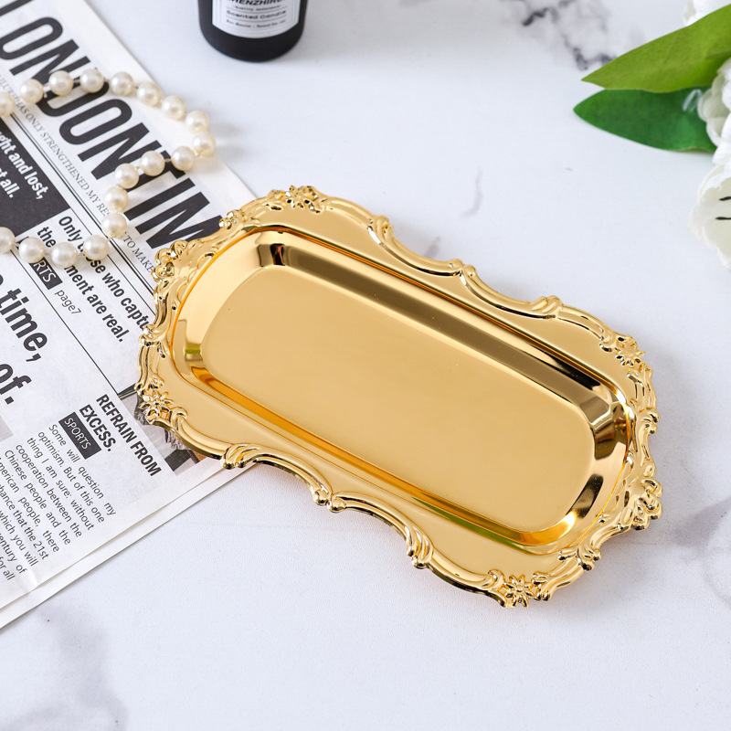 鉄芸ケーキ皿アロマキャンドル台トレーデザートお菓子お皿化粧品ジュエリー収納皿|undefined