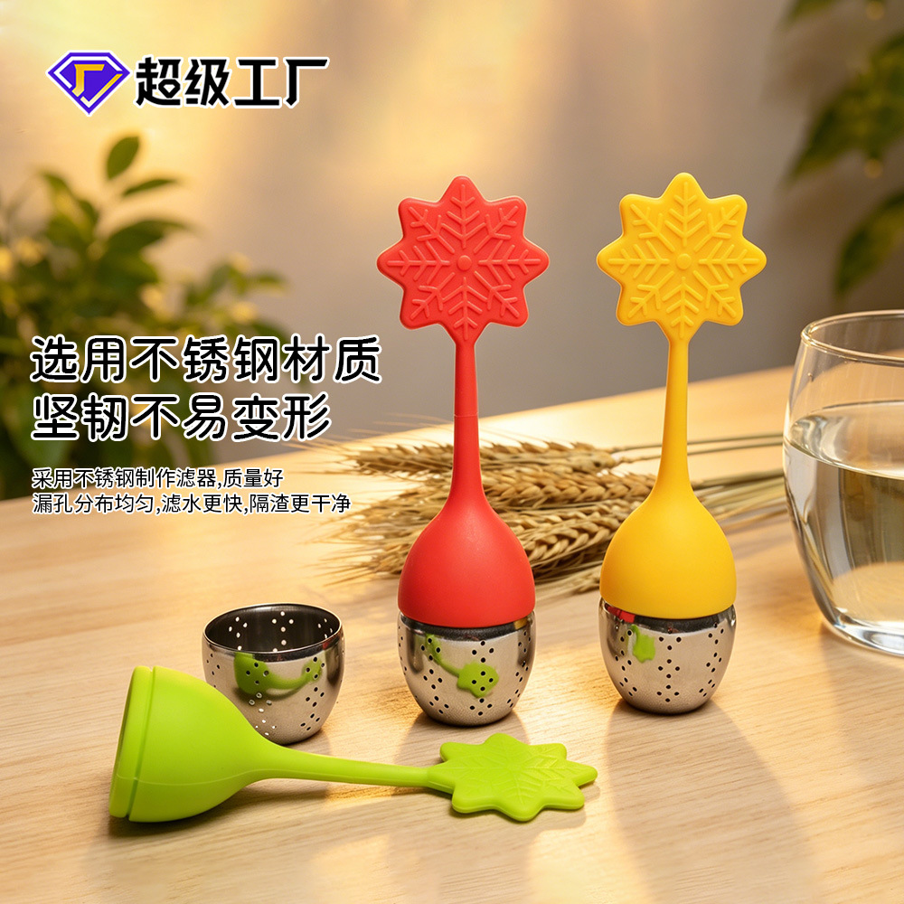 Infusor de Té de Acero Inoxidable 304 y Silicona