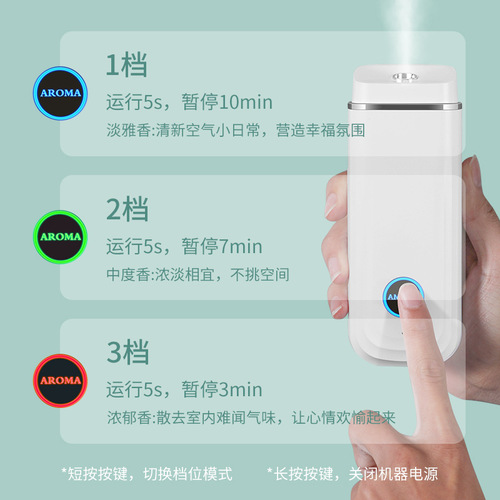 New automatic fragrance machine, household essential oil, hotel humidifier, bedroom toilet aroma diffuser, aroma diffuser, aroma machine