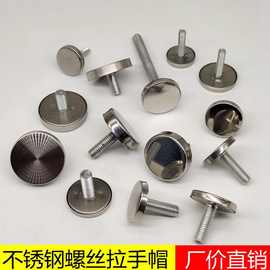 不锈钢装饰镜钉淋浴房玻璃移门拉手头配件把手固定螺丝帽广告钉