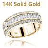 Golden fashionable zirconium, ring, European style, simple and elegant design