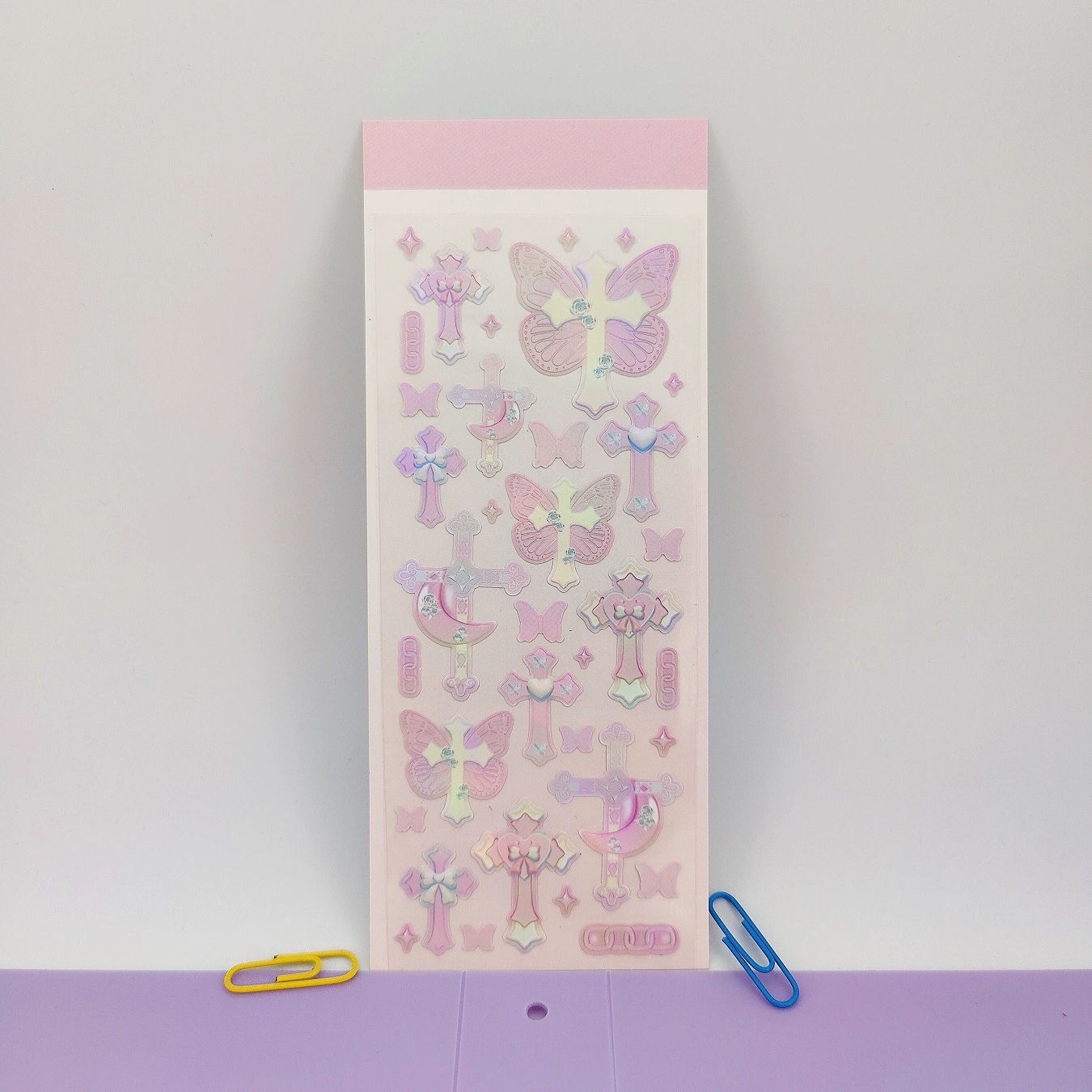 3D наклейка (Xingyue) милая cartoon пайетка карта, 6,7×16,5 см, 5 дизайнов, упакована в OPP