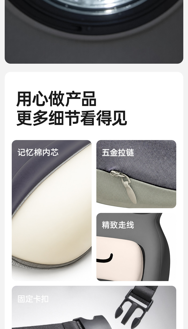 Long-Term Sitting Without Fatigue: Car Driver's Seat Lumbar Support Pillow, Slow Rebound Memory Foam Lumbar Cushion, Tail Vertebrae Pressure Relief Support Backrest Pad