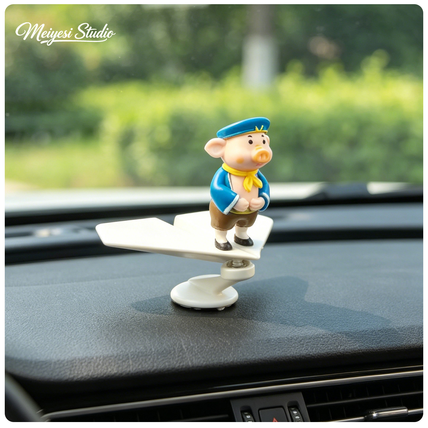 Crayón nuevo avión giratorio 2026 nuevo automóvil adorable joyería de dibujos animados decoración de curación descompresión