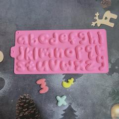 鍵盤花紋巧克力439巧克力餅乾模蛋糕模具雪糕糖果硅膠模具