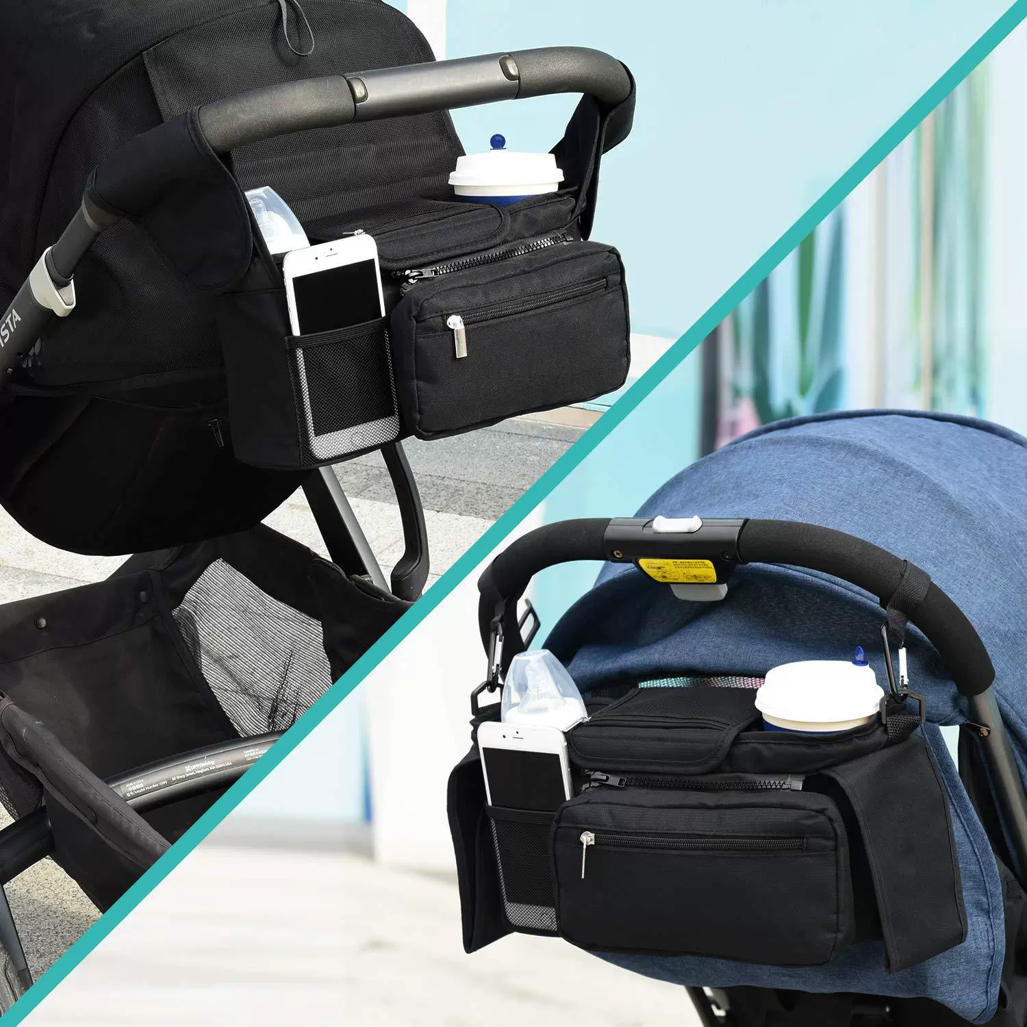 Stroller for car, purse, cart, universal storage system, storage bag, Amazon