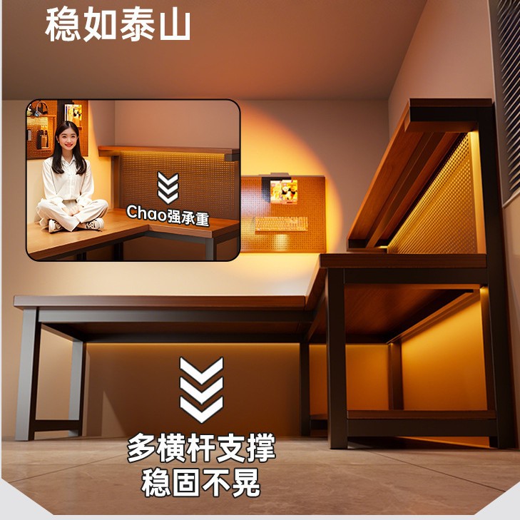 Esquina de madera sólida en forma de L escritorio de computadora dormitorio mesa de escritorio casa mesa de deportes electrónicos escritorio escritorio