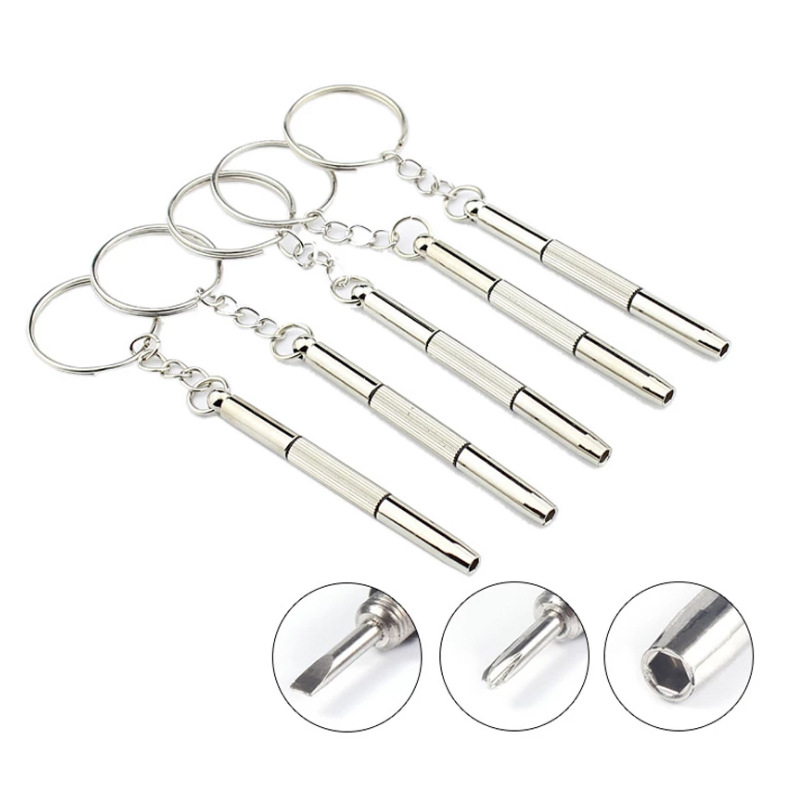 Portable glasses screwdriver multifunctional screwdriver glasses gadget metal JJ11056