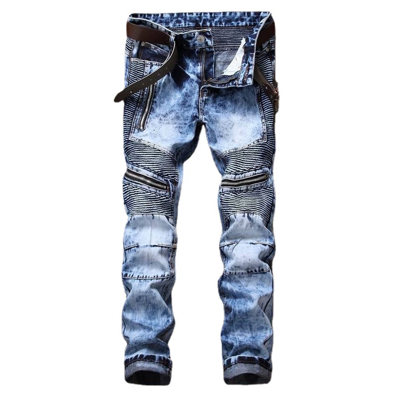 New men's jeans foreign trade Europe and...