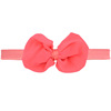 Children's shiffon hair accessory, hairgrip with bow, elastic headband, European style, wholesale