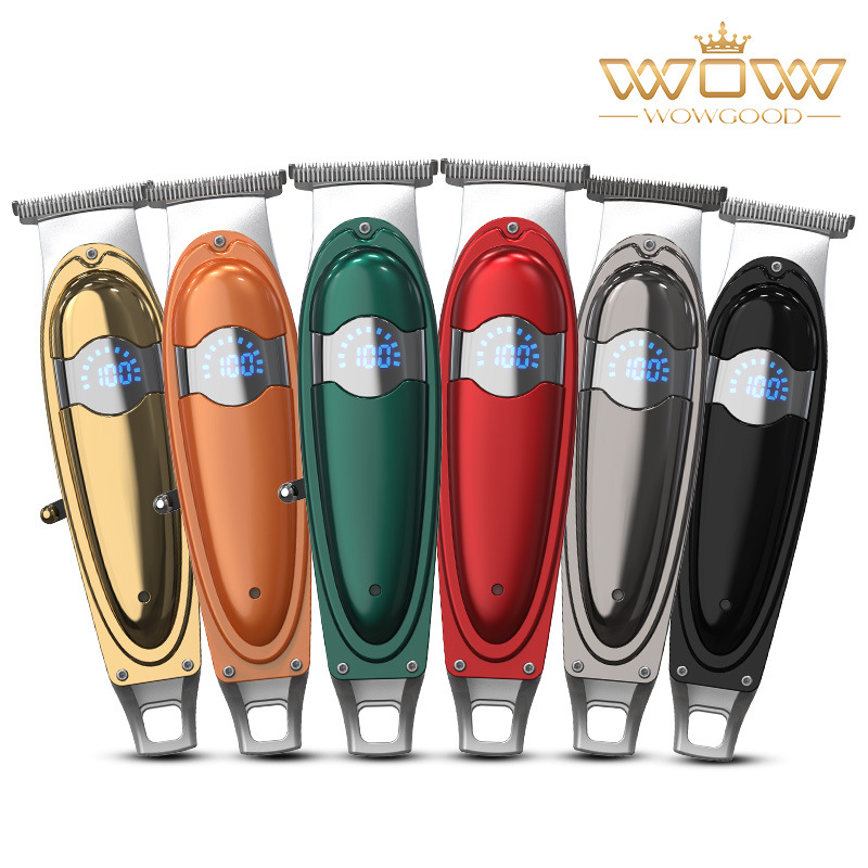 Cortadora de cabello eléctrica transfronteriza, máquina profesional para peluquería, afeitadora para cabeza rapada