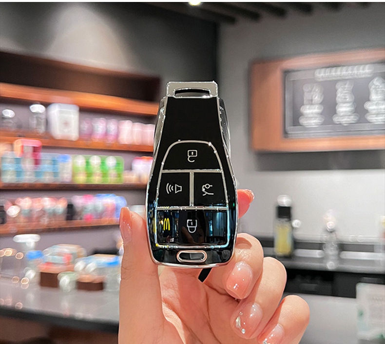 Suitable for Beijing BJ30 key case, BJ40/7, BAIC Magic Cube, BJ60, BJ20, EU5, EU7 – a high-end protective case