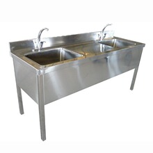 华瑞 全不锈钢污物清洗槽G175 双槽 带沥水台